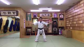 士衛塾　型　5番*号令無　SHIEIJYUKU KATA NO.5 *No word of command