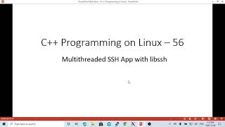 C++ Programming on Linux - Multithread SSH Application