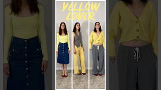 Yellow Lover:! 3 looks with bright yellow pieces! #ootdstyle #ootd #lookbook #fashiontrends