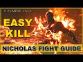 A Plague Tale BOSS FIGHT | Easy Guide to Defeat Nicholas | No Commentary 1080p60.