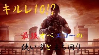 【レインボーシックス】エコーで無双して10kill0death　エコーの使い方【r6s】