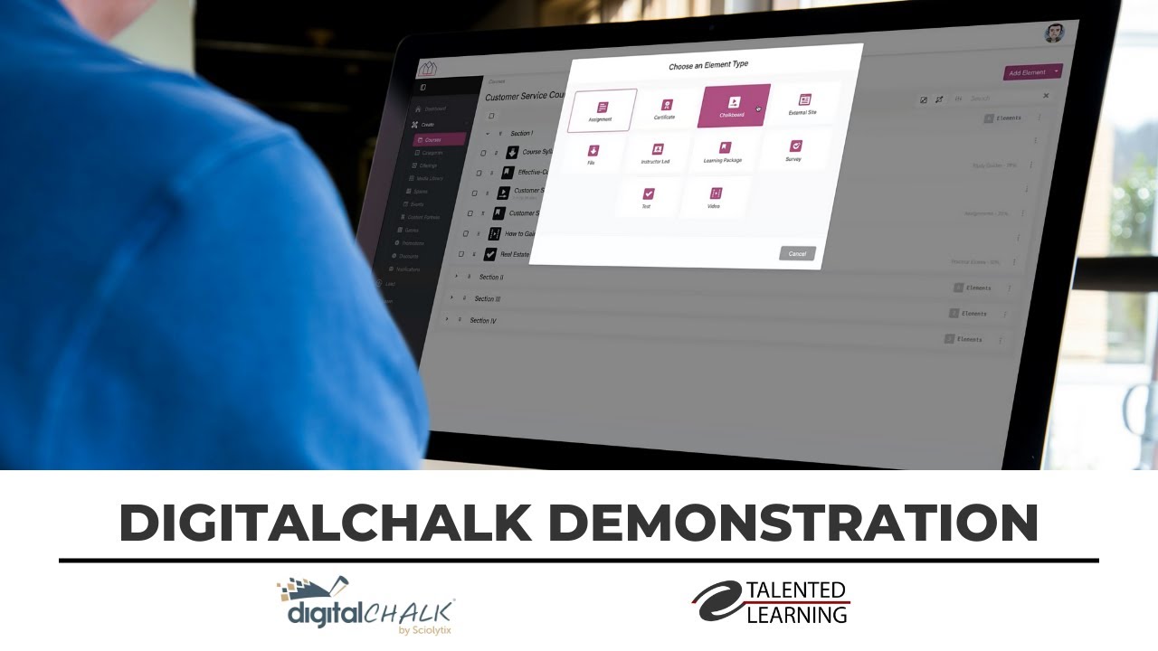 Digitalchalk Lms Demo Talented Learning Youtube