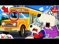 Beware of Fake Bus | Strangers Danger | Safety Tips Cartoon | Wolfoo Family