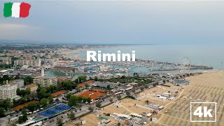 rimini , 4k ,Aerial Journey Over Rimini: Captivating Drone Footage of Italy's Coastal Gem