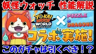 【パズドラ】妖怪ウォッチコラボ性能解説！強キャラ便利キャラ多数！