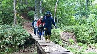 只見町の自然保護公園《恵みの森》を歩きました