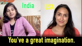 Cambly English Conversation #8 with Lovely Tutor from USA | English Speaking Practice | Havisha