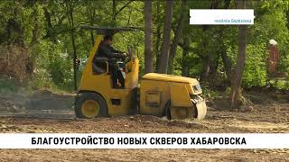 Благоустройство новых скверов Хабаровска проинспектировал глава города