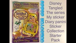 Disney Tangled the series My Sticker Diary Panini Sticker Collection Starter Pack