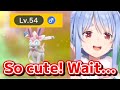 Pekora gets very excited with Eevee's cute evolution form, but notices something【Hololive】