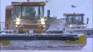 Dealing with snow and ice at Helsinki Airport