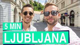 Ljubljana in 5 minutes 🌳😃 a secret top destination in Europe