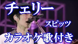 チェリー スピッツ カラオケ 練習用  原曲キー 歌付き ボーカル入り 歌詞付き