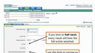 Health Source tutorial
