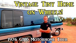 Vintage Tiny Home on Wheels - 1976 GMC Motorhome Tour