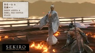 [SEKIRO] 葦名一心＆柔剣エマ ラスボス戦 Isshin Ashina \u0026 Emma, the Gentle Blade Final Boss Fight [隻狼]