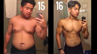 1-2 Year Weight Loss Transformation (15-16) Teenager Alex Ho