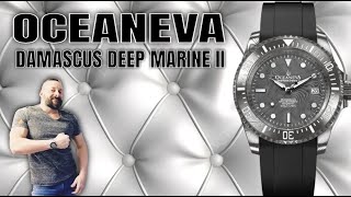 Oceaneva Watch Review | Damascus Steel Deep Marine Explorer Watch