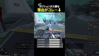 人数不利を返すためにポジションが大事な理由がコレ。#apex#感度max #レイス #shorts #毎日配信