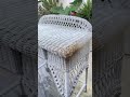 How to easily paint wicker furniture