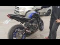 เสียงท่อ yamaha mt07 mai safari slip on ปลาย titanium บอกเลยว่าลั่นถูกใจจ่า