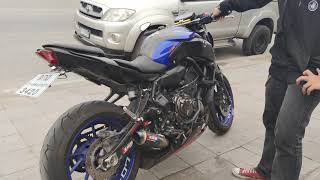 เสียงท่อ Yamaha MT07 MAI-Safari Slip on ปลาย Titanium บอกเลยว่าลั่นถูกใจจ่า!!!