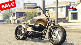 Zombie Chopper Fresh Customization \u0026 Review | SALE | GTA 5 Online | Harley Davidson Fat Bob Custom