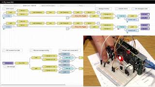 Node-Red GPIO latching momentary switch