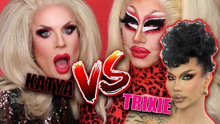 TRIXIE vs. KATYA - TRIXIE COSMETICS - THE RIVALRY FIRST IMPRESSION \u0026 HONEST REVIEW | Kimora Blac