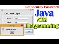Java ATM programming