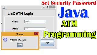 Java ATM programming