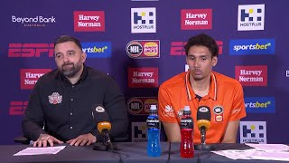 Adam Forde and Kyrin Galloway press conference vs Sydney Kings - Round 16, NBL25