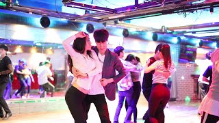 * 난다Nanda \u0026 입생로랑Yves Saint 바차타bachata@20190324 부산썬데이살사(썬살), Sunday Salsa, Latino bar, Busan, Korea