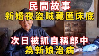 民間故事：新婚夜盜賊藏匿床底，次日被抓自稱郎中，為新娘治病