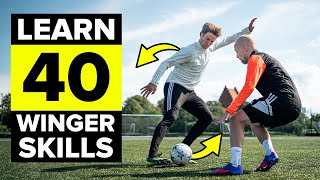 Learn 40 winger skills to beat defenders