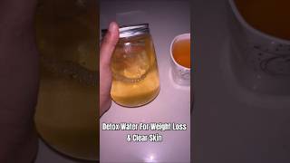 Detox water for weight loss at home | cortisol detox #shorts #detoxwater #detox #weightloss