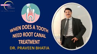 When Does A Tooth Need Root Canal Treatment | दाँत का उपचार | कब रूट कैनाल करायें Dr. Praveen Bhatia