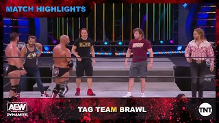 FTR’s AEW Debut Ends With a Tag Team Brawl