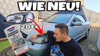 Illegal Scheinwerfer aufbereiten ❌️ easy selber machen | Astra G Cabriolet