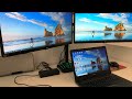 How to Setup 3 Monitors to a Laptop or PC Using Dell Dock D6000 (Easiest Setup!)