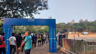 A 5K marathon run at Indiranagar, Bengaluru। ব্যাঙ্গালোরের ইন্দিরানগরে একটি ৫ কিমি ম্যারাথন 🏃🏃‍♀️💨🎡