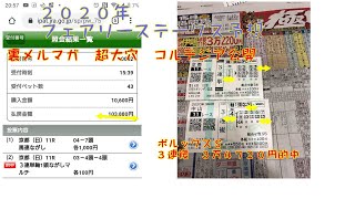 ２０２０年　フェアリーステークス予想【シンザン記念裏メルマガ単７０倍コルテジア推奨ポルックスＳ１１万馬券的中記念】