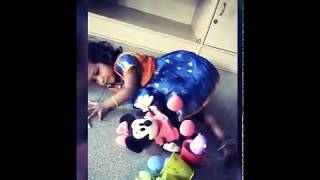 Cute,little, sweet,funny,naughty baby playing with toys, comedy kids telugu,baby saying no sound