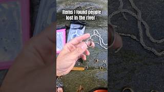 What I found lost underwater in a popular river 🤯 #losttreasure #metaldetecting #treasure #diving