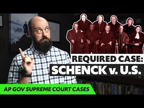 Why was the Schenck v United States case important?