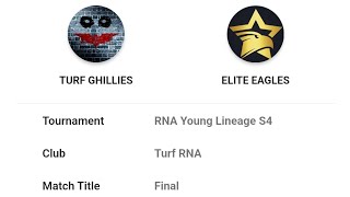 TURF GHILLIES VS ELITE EAGLES | FINAL MATCH | RNA YOUNG LINEAGE SEASON 4 @ TURF RNA SALEM #cricket