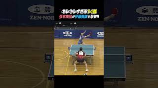 【キレキレ】新世代14歳・張本美和が伊藤美誠を撃破し5位に！ #Shorts