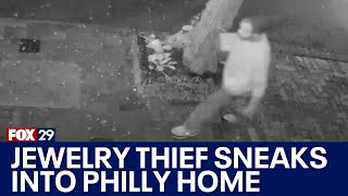 Man climbs through window in $100k jewelry heist at Philly home