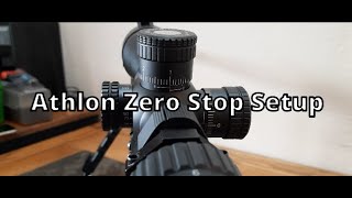 Athlon Zero Stop Set Up