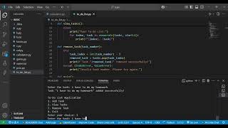 To do list console app by using python